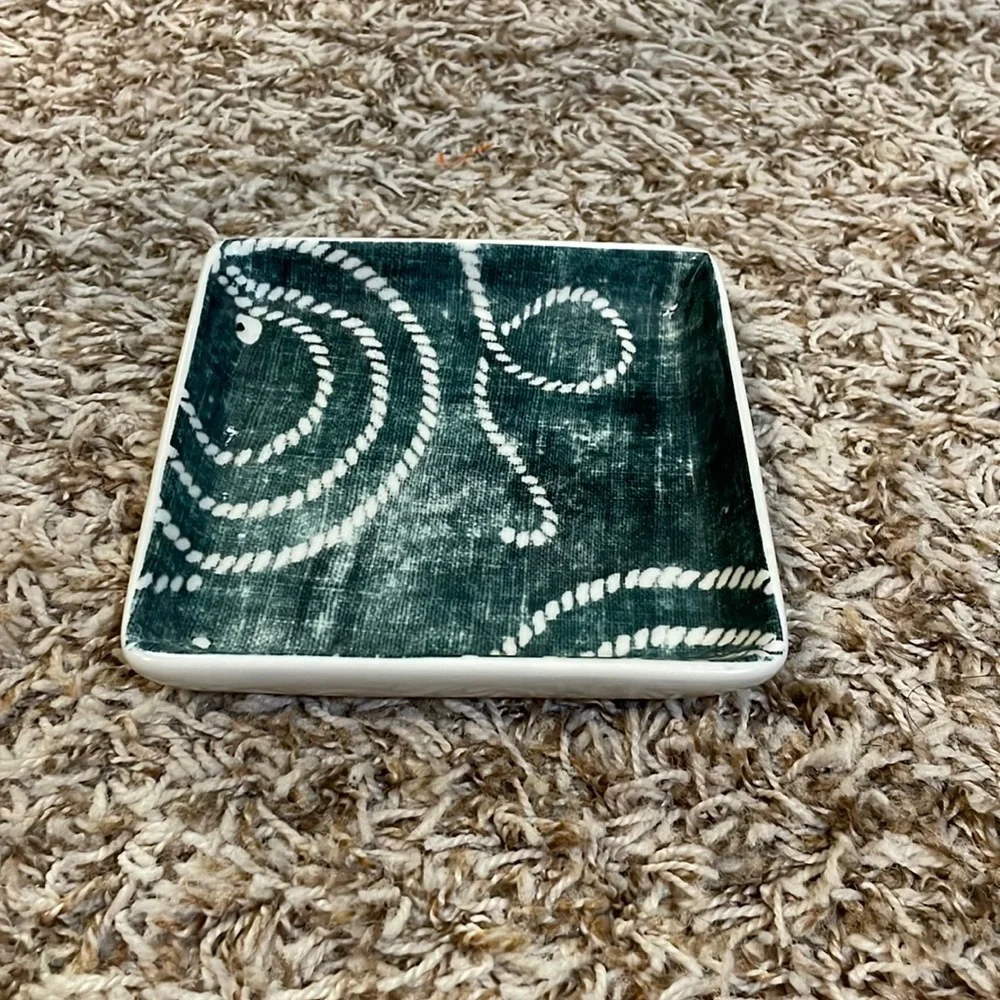 J. Crew batik tray